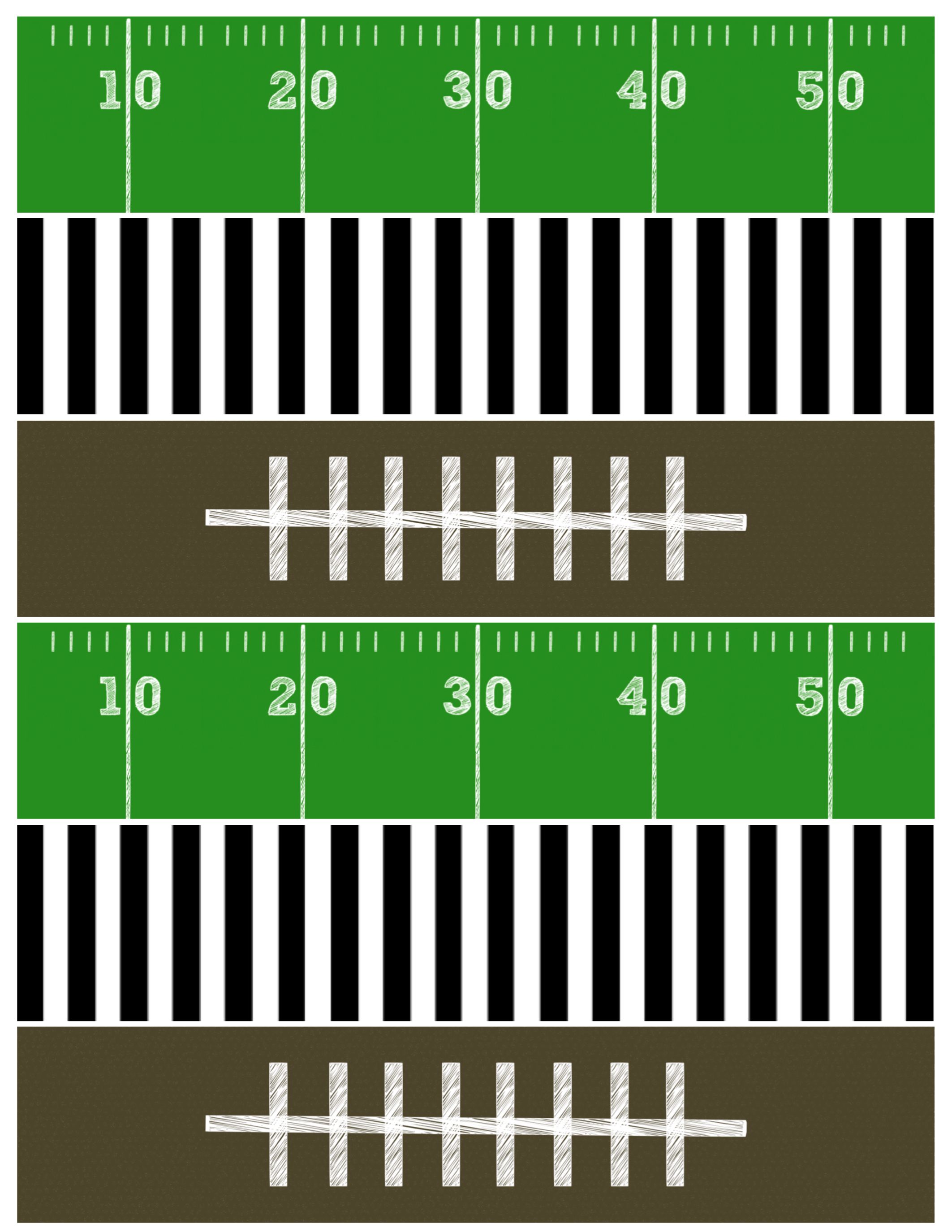 printable football water bottle labels