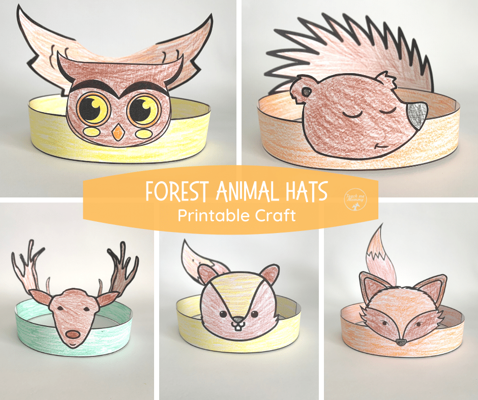 printable forest animal pictures