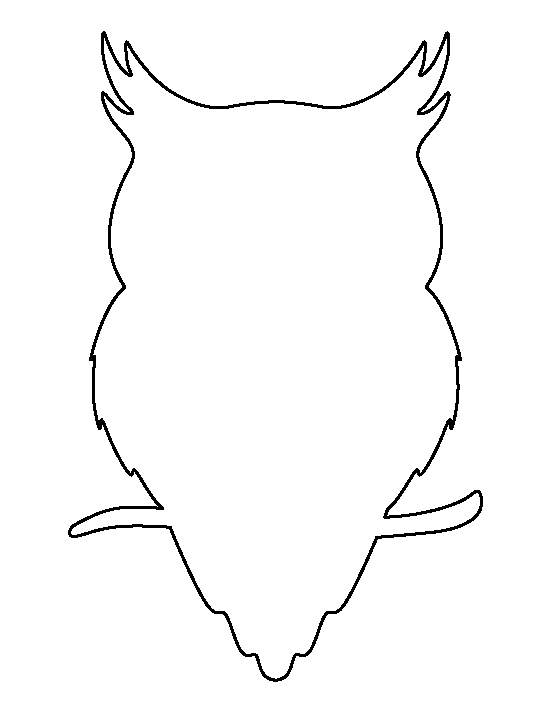Printable Owl Template