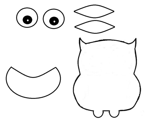 Scrap Paper Owl Craft - Our Kid Things