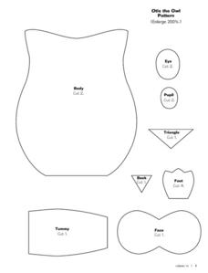 Otis the Owl Pattern Printables for Kindergarten - 6th Grade ...