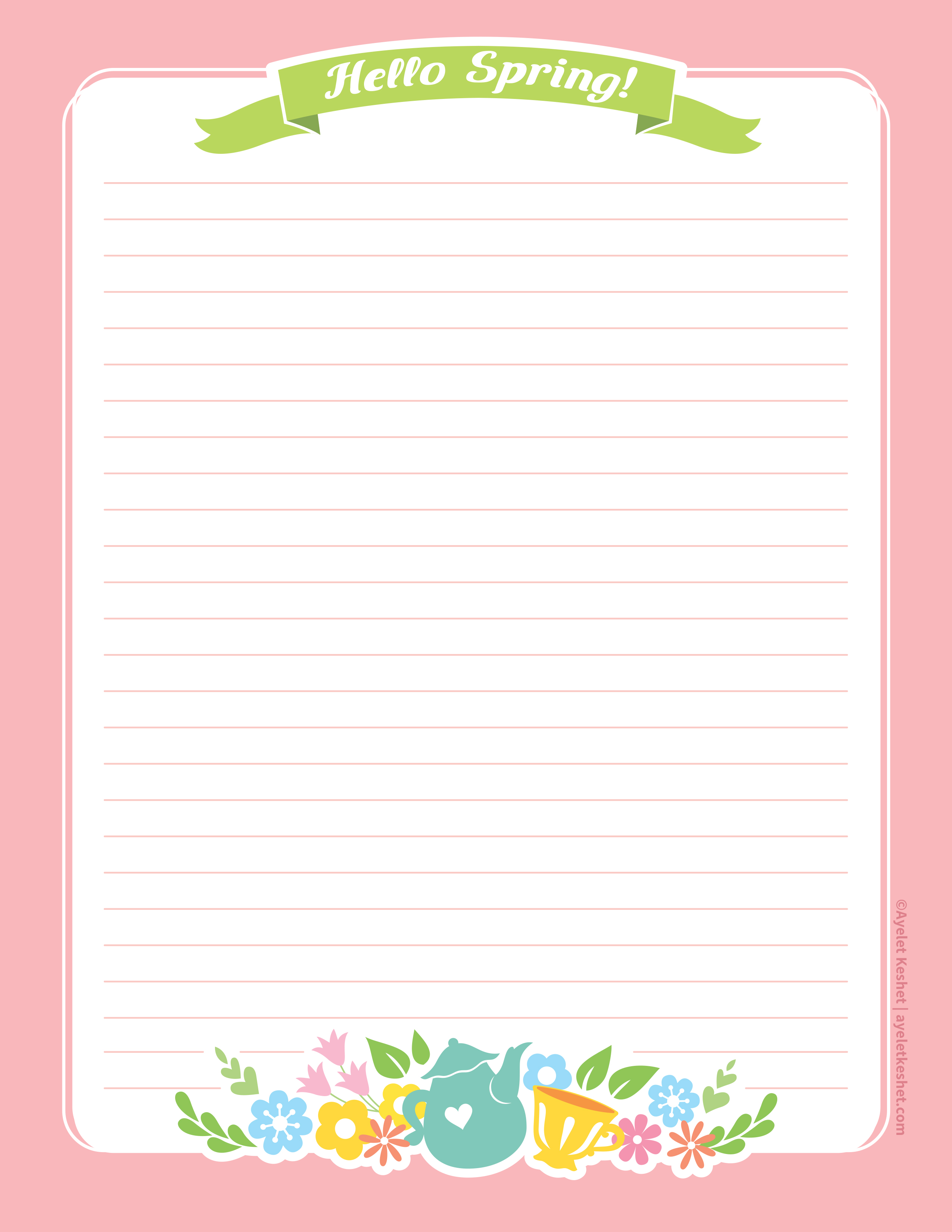 printable free stationery paper