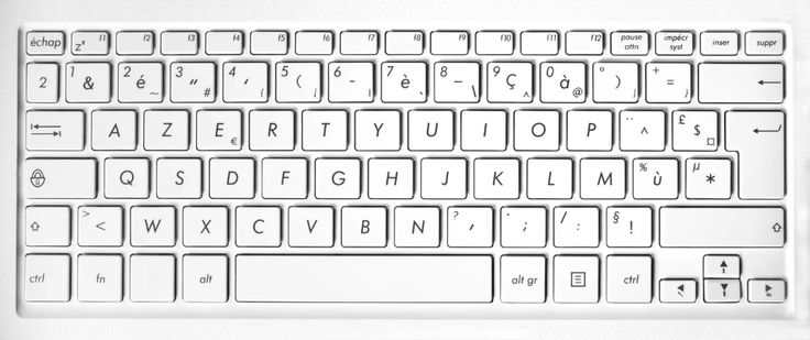 printable french keyboard shortcuts