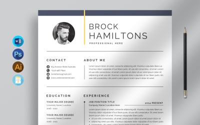 Best CV and Printable Resume Templates | TemplateMonster