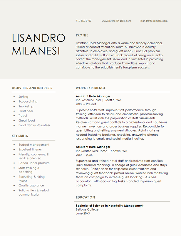 Free resume templates to download and print | Microsoft Create