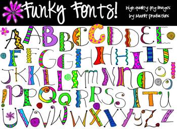 printable funky fonts
