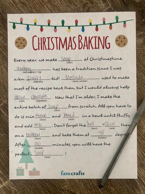 printable funny christmas mad libs