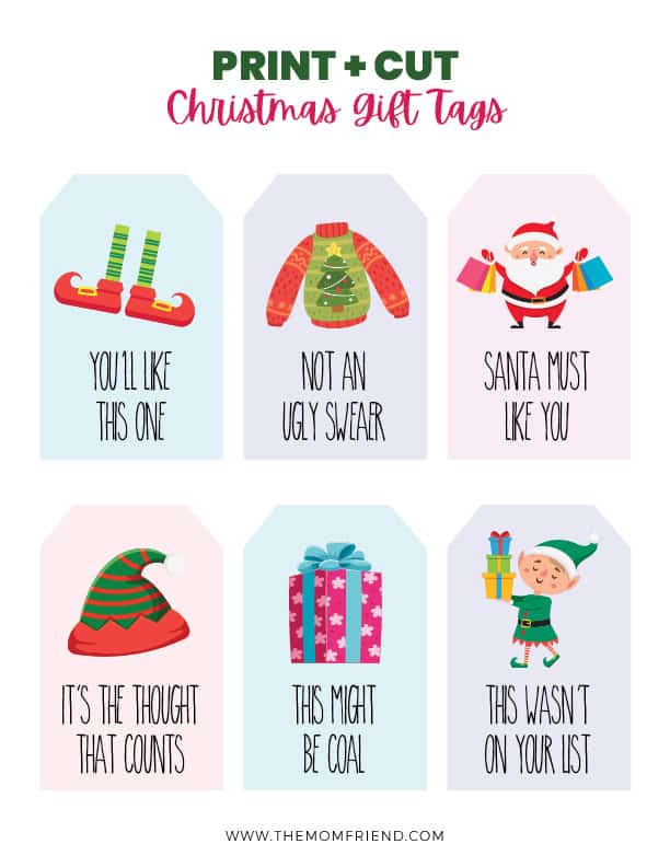 printable gag gift tags