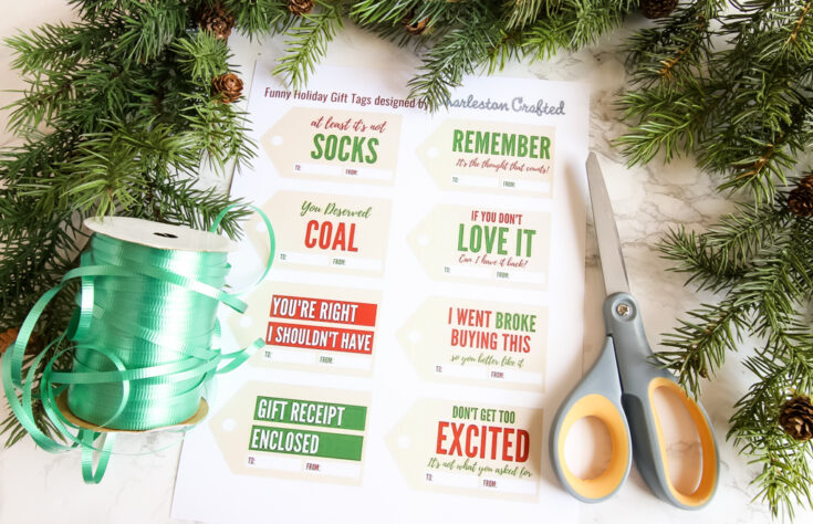 printable gag gift tags
