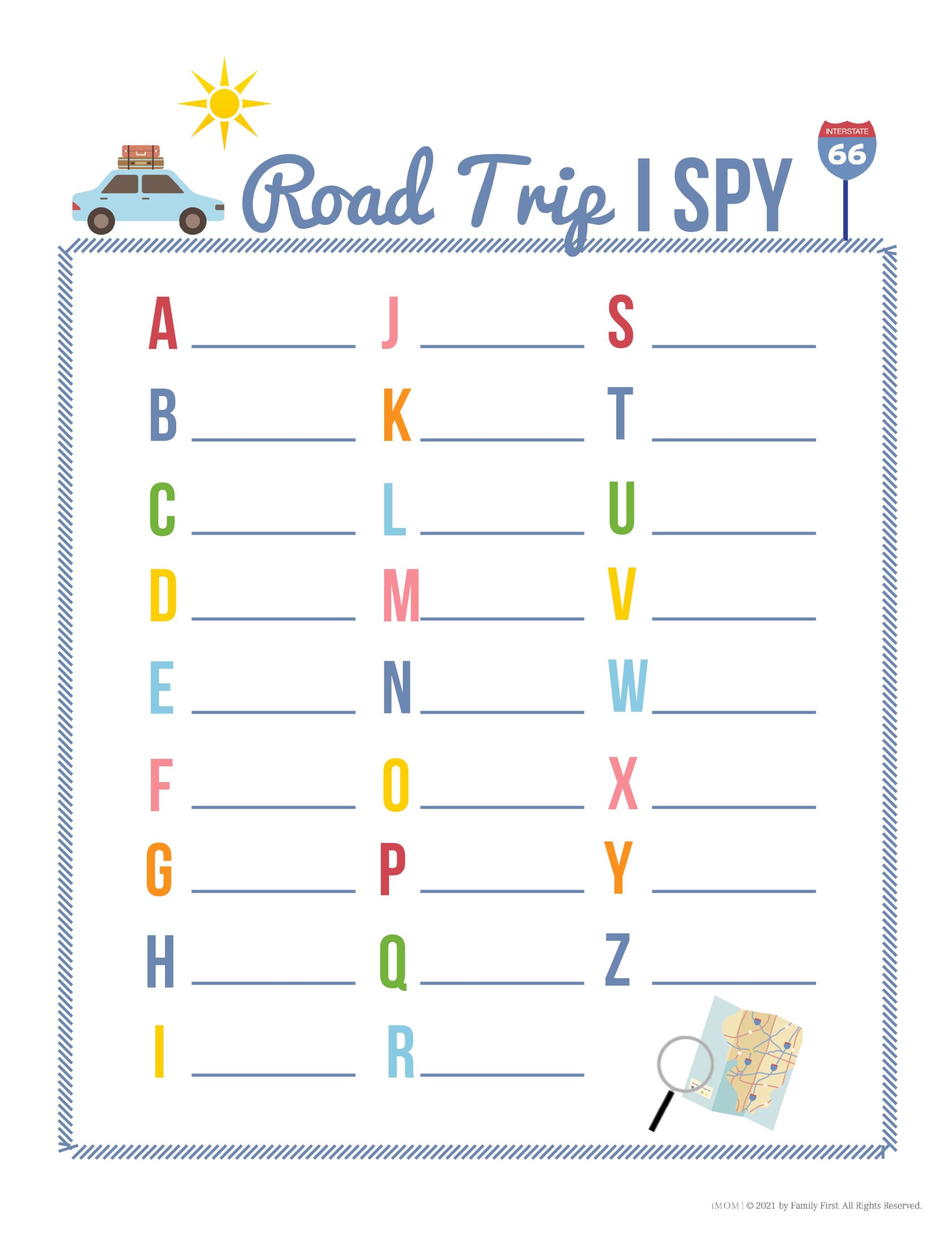 printable games for car trips