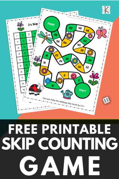 Skip Counting in 2s 3s and 5s: Free Printable Game For Kindergarten
