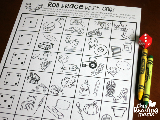 4 Simple Measurement Games for Kids {FREE!} - This Reading Mama