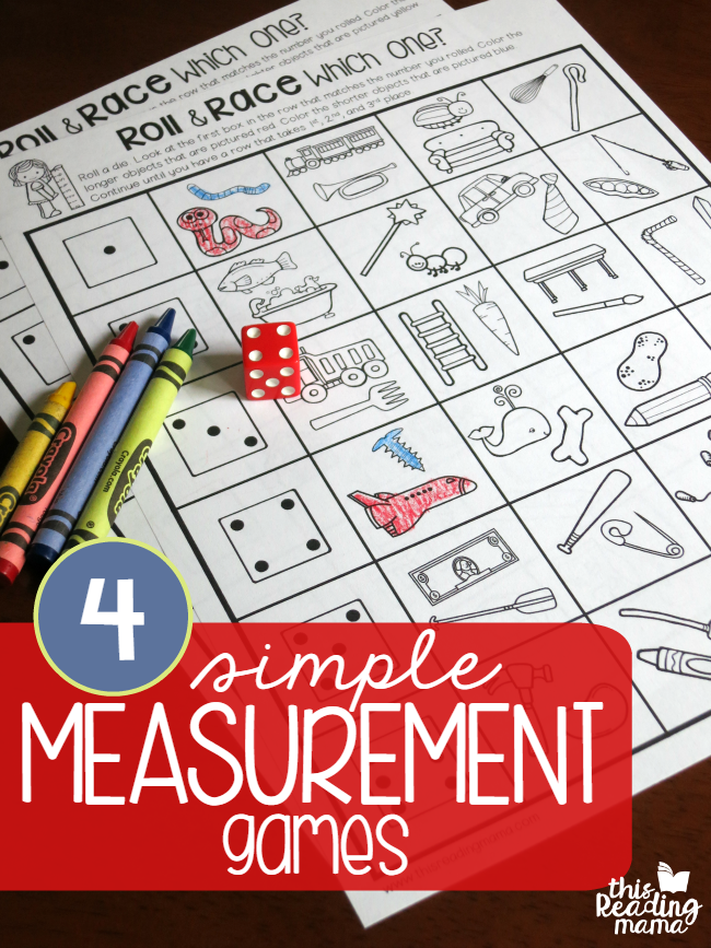 printable games for measurement