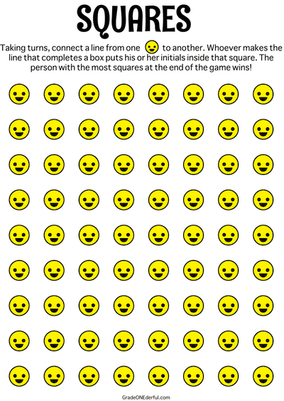 Free Games: Squares! » Grade Onederful