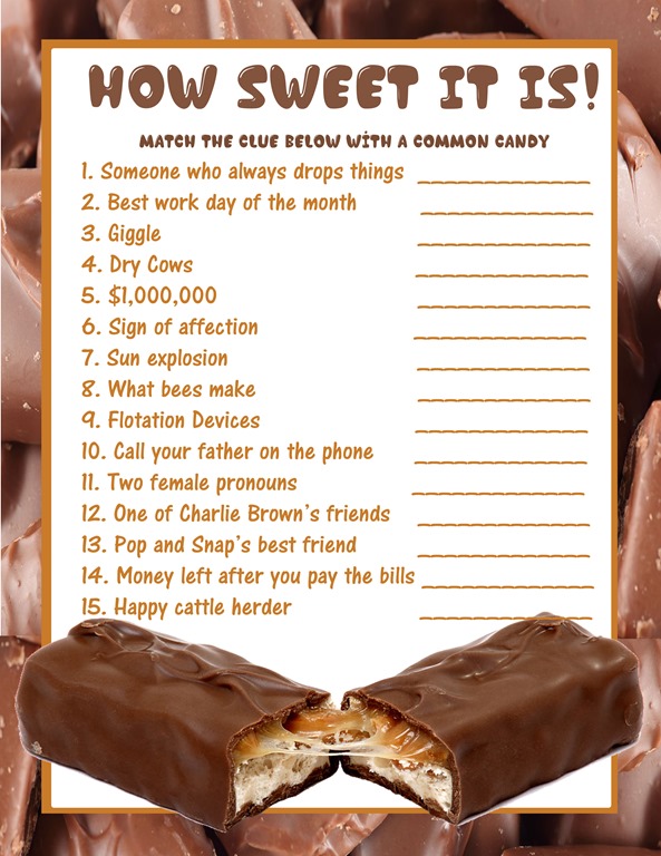 printable games for the family