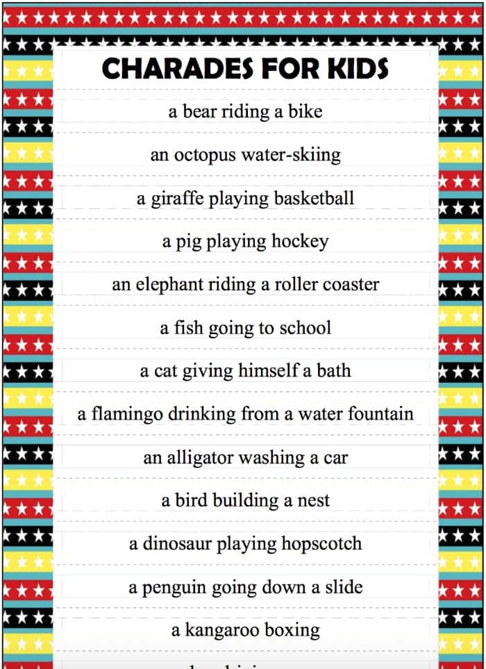 Printable Games for the Entire Family - Moms &  Munchkins