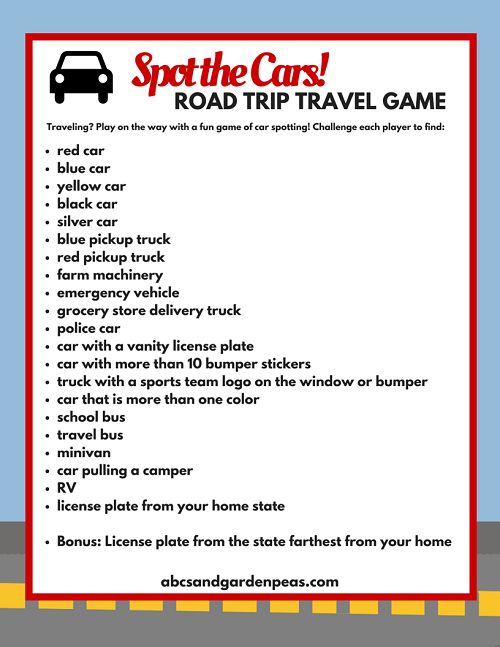 25+ Free Road Trip Printables for a Truly Fun Family Car Trip