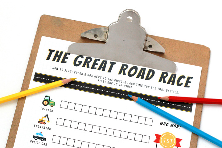 printable games to play in the car on a road trip