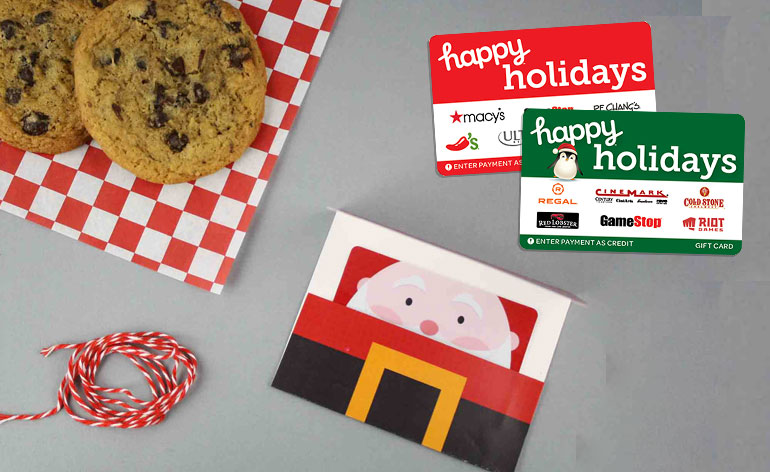 Free Printable} Santa Milk and Cookies Gift Card | Giftcards.com