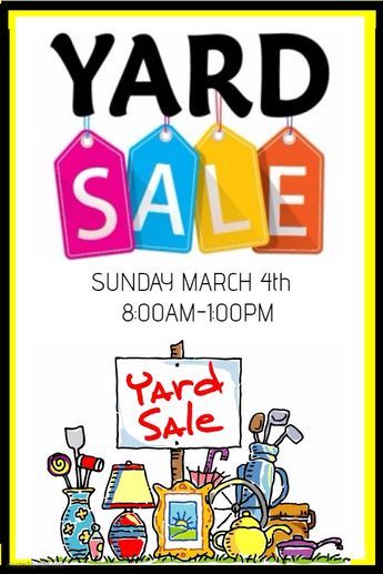 printable garage sale sign template