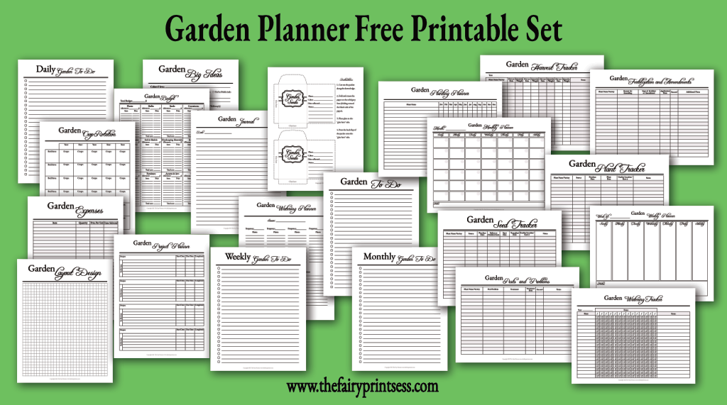 printable garden designs