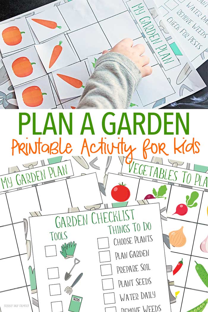A Fun Way for Kids to Plan a Garden | Free Printable | Sunny Day ...