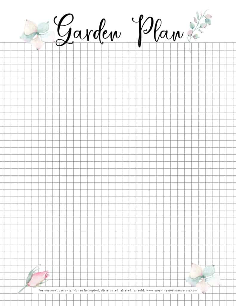 Free Printable Garden Planner - Morning Motivated Mom