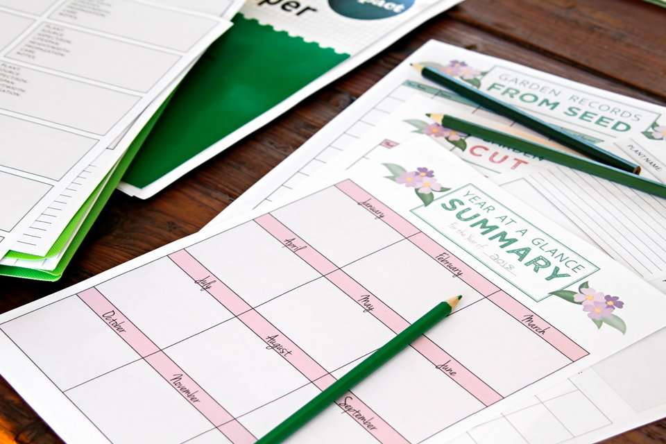 Free Garden Journal Printables - Green in Real Life