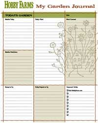 New Sources For Garden Journals | Home Garden Companion