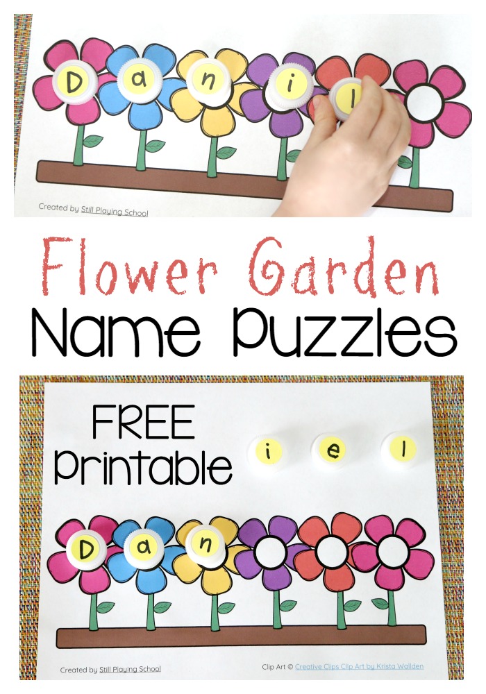 Flower Name Puzzle | Still Playing School
