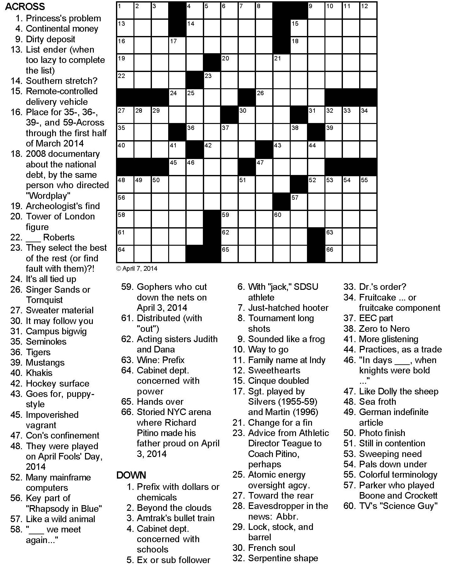 Barn to Garden Crossword Puzzle