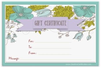 FREE Gift Certificate Template | Customize Online and Print