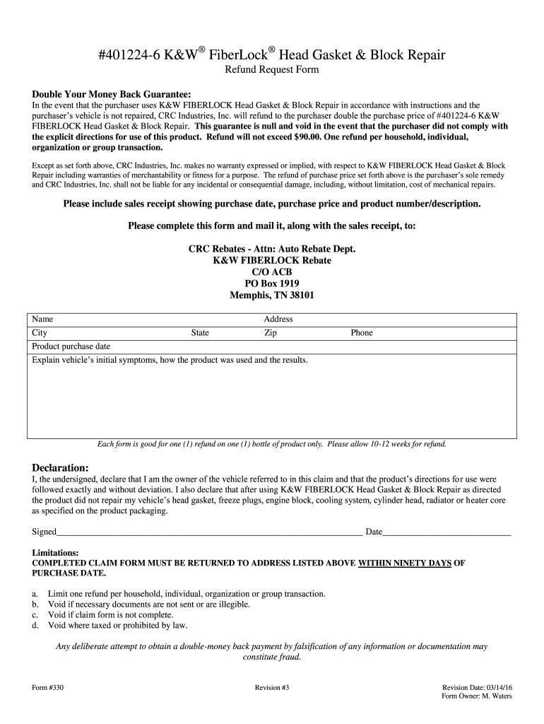 2016-2024 Fiberlock Form 330 Fill Online, Printable, Fillable ...