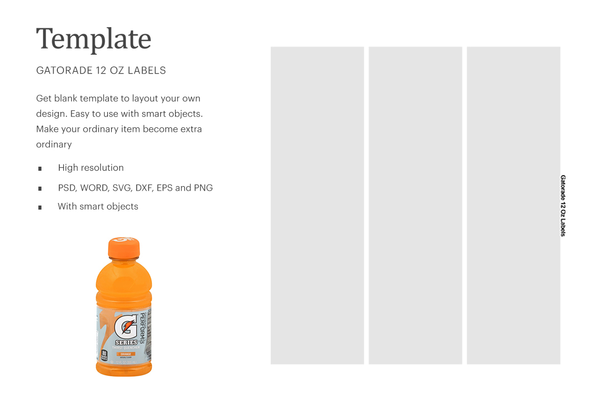 Free Printable Gatorade Bottle Label Template Free Printable Gatorade Bottle Label Template