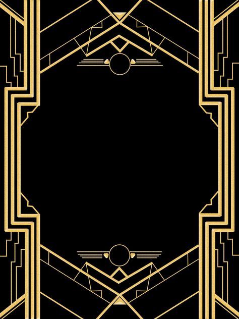 Great Gatsby Invitation Templates Blank - Invitation Design Blog