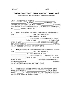 printable ged practice test with answers pdf 2018