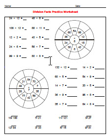 gedmath: Division Skills (Basic and Long Division) Worksheets for ...