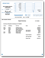 Printable Deposit Slips Formatted &  Designed For QuickBooks