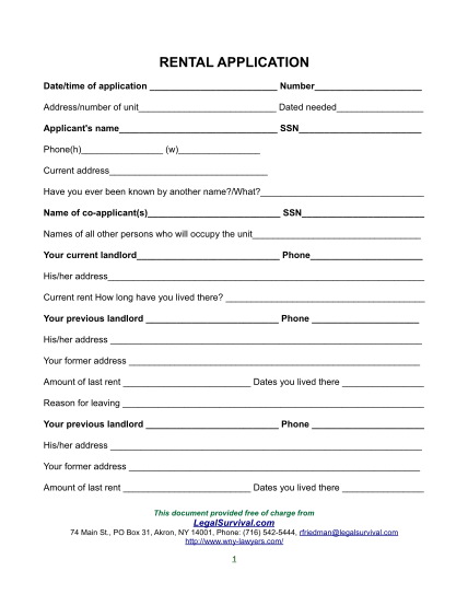printable generic lease agreement