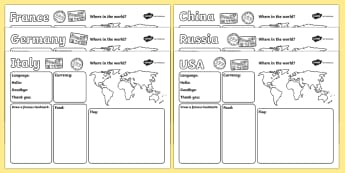 Geography Worksheets KS2 Printable - Geography Resources