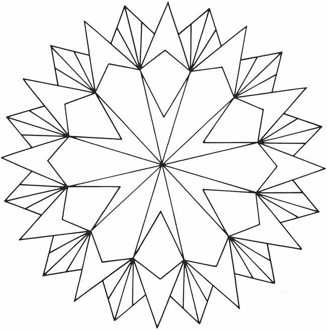 printable geometric shapes to color