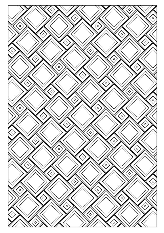 printable geometric shapes to color
