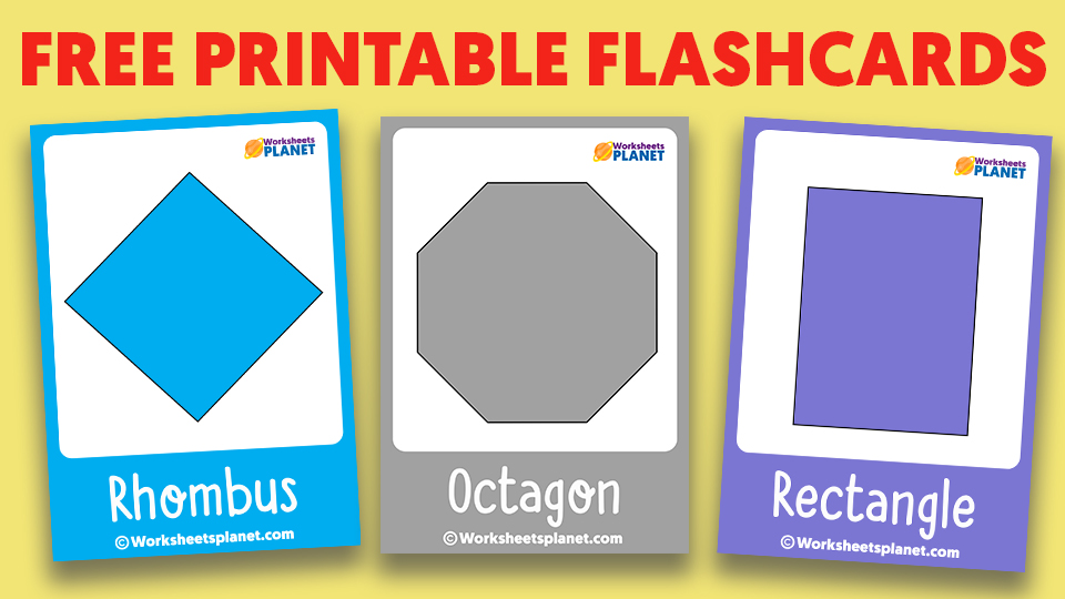 Geometry Shapes Flashcards | Teacher Resources