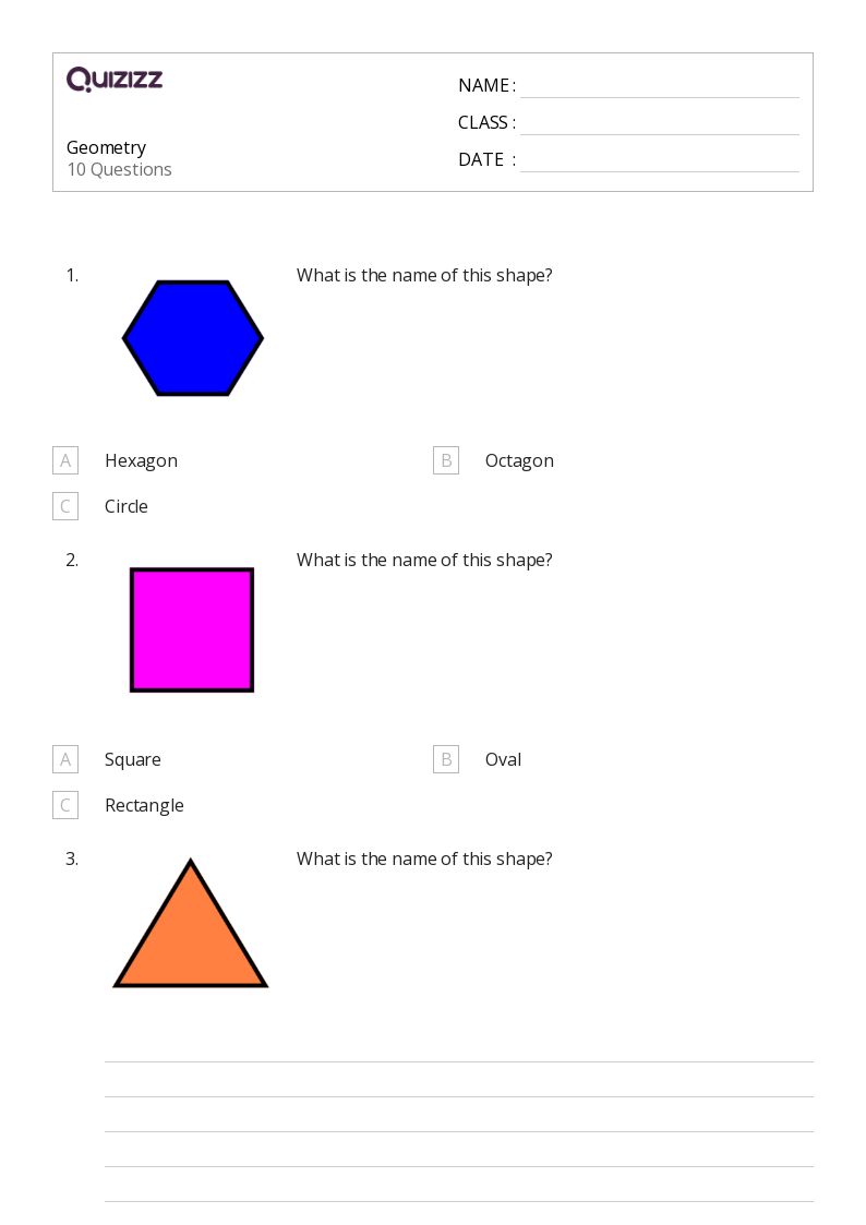 50+ Geometry worksheets for 3rd Year on Quizizz | Free &  Printable