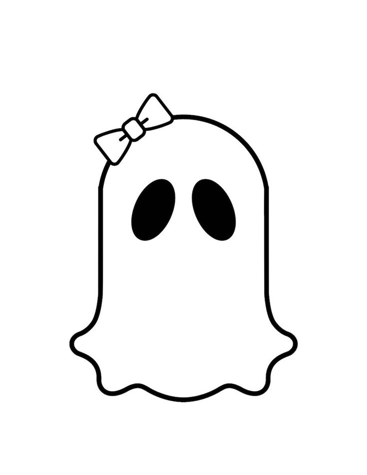 Free Printable Ghost Template - OriginalMOM - Worksheets Library for Free Printable Halloween Ghost Templates