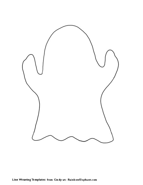 Ghost-Template | I made a string of ghosts doodled with tang… | Flickr