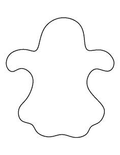 Printable Ghost Template