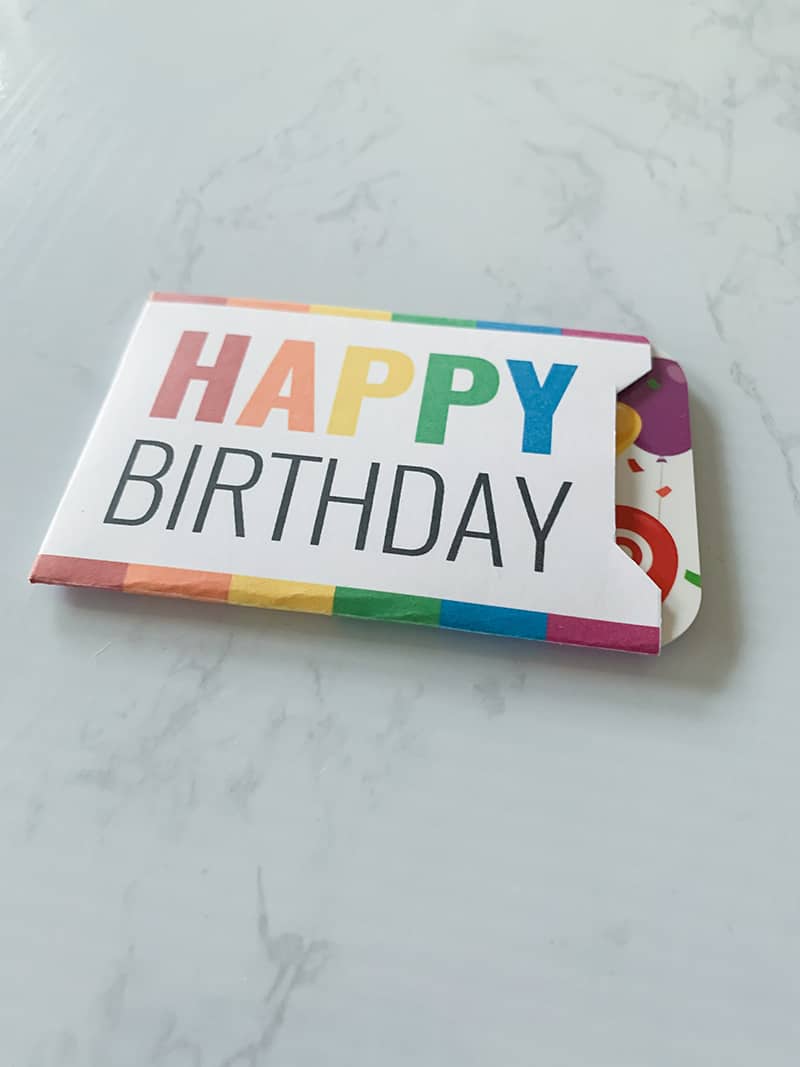 Free Printable Gift Card Holder | Happy Birthday | Instant Download