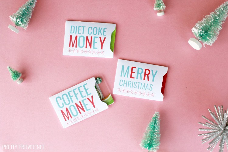 printable gift card holders christmas