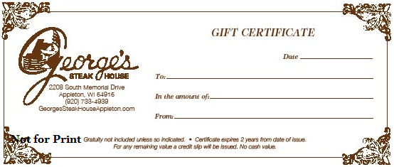 printable gift cards to restaurants